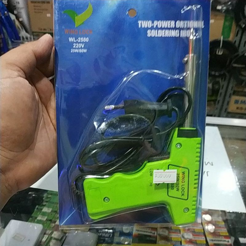 Solder soder tembak listrik 80w 80watt kualitas bagus murah merk atn
