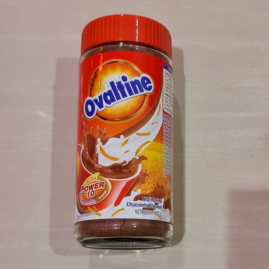 Ovaltine Instant Malt Drink Chocolate Flavour Jar Malaysia 400 Gram