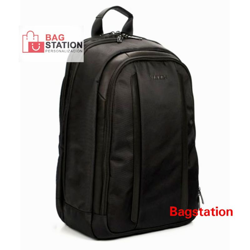 BACKPACK MONOCHROME OVIEDO BLACK ORIGINAL IMPORT TAS RANSEL LAPTOP CASUAL PRIA DAN WANITA