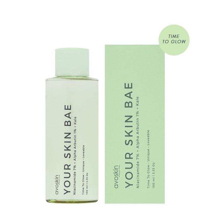 Your Skin Bae Series Toner Niacinamide 7% + Alpha Arbutin 1% + Kale 100 ml