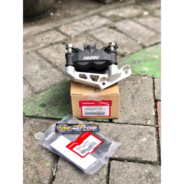 KALIPER MOGE NISSIN TWIN AFRICA ORIGINAL set Breket pick 100 CNC ORI