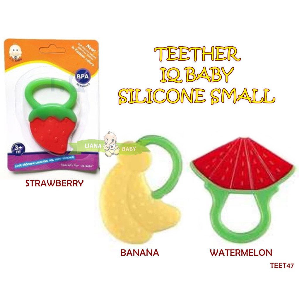 TEET47 TEETHER IQ BABY SILICONE SMALL GIGITAN BAYI