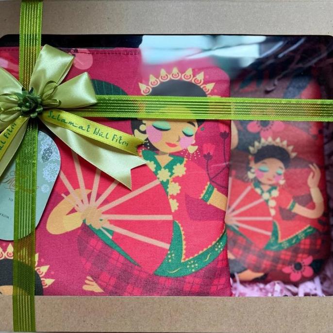 

Hampers Set Ethnic Clutch + Tote Bag