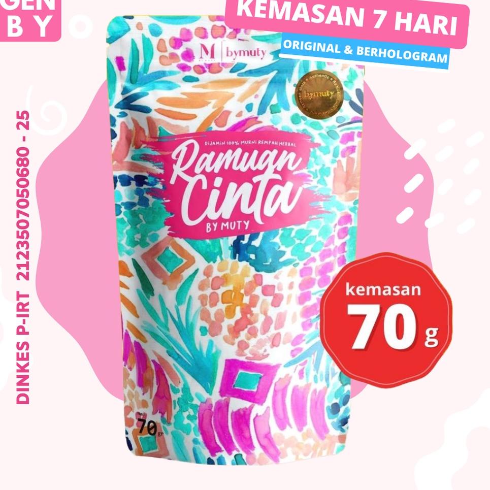 

Sale termurah || 0SFTC RAMUAN CINTA BY MUTY kemasan 70gr (untuk 14x SEDUH) ||Stock Banyak