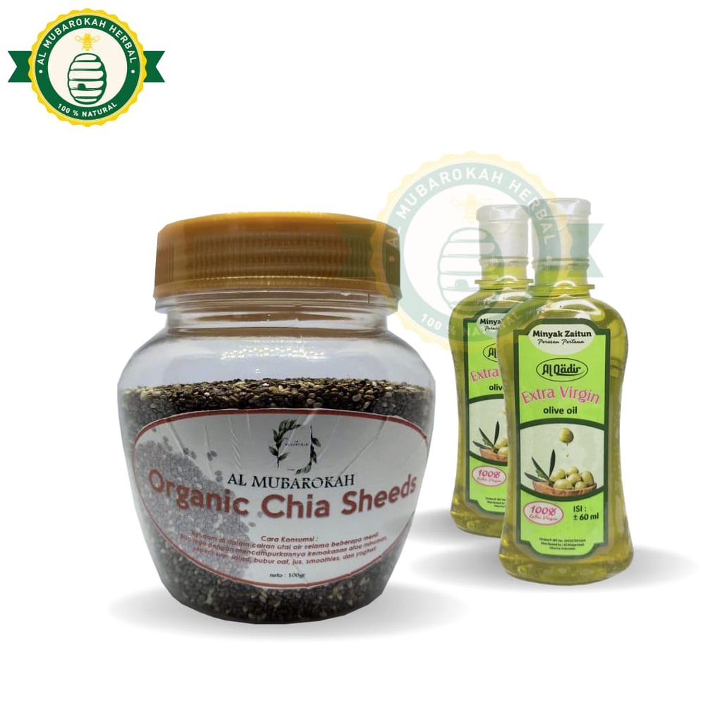 

Chia Seeds 100 gr free 2 Minyak Zaitun