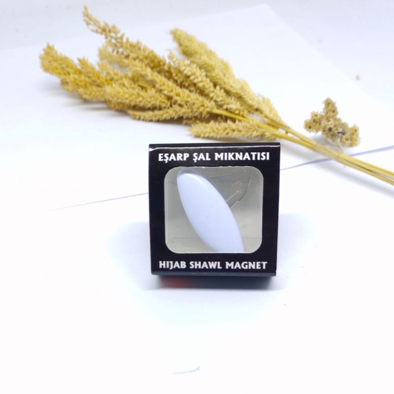 Bros pin kapsul BROS JILBAB Oval / BROS DAGU  Oren Turkey-Broken white