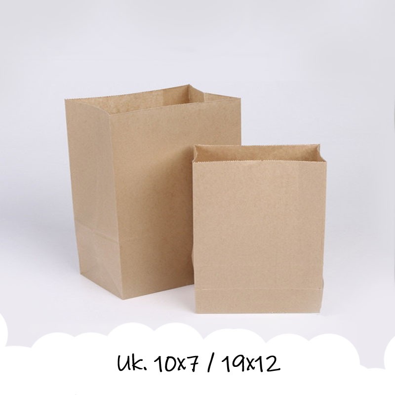 

Bungkus Makanan Food Grade SOS Kantong Kertas Coklat Packaging / Bungkus Kebab Roti Kecil Souvenir