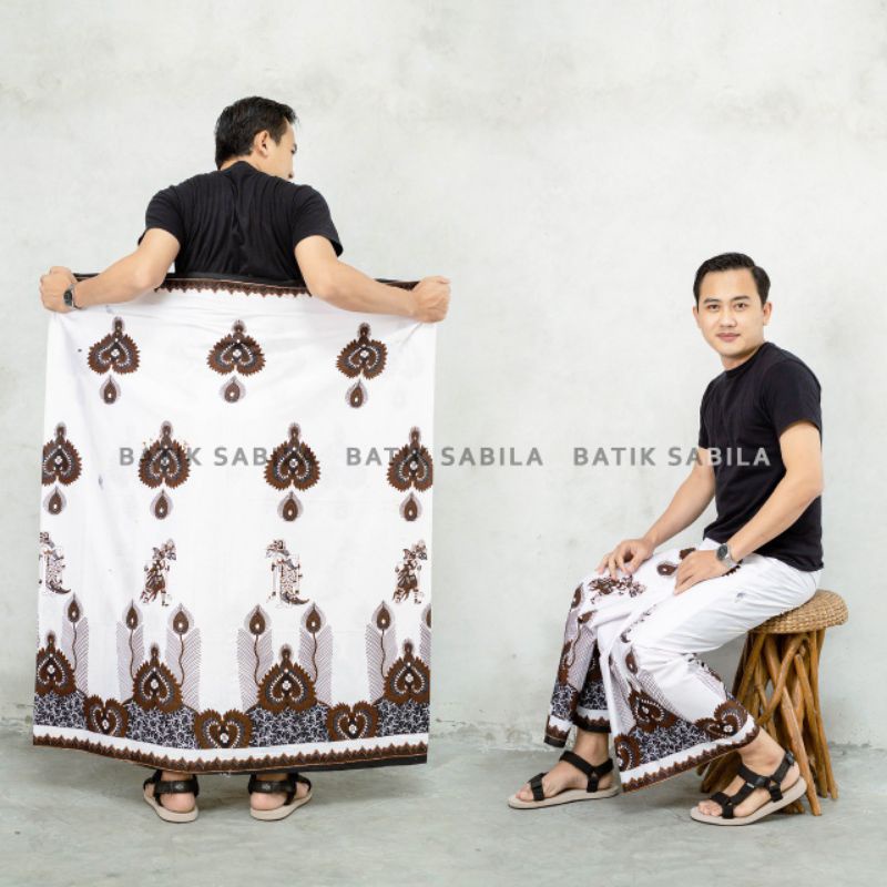 Sarung batik pekalongan sarung wayang kain katun adem santri putra dan putri