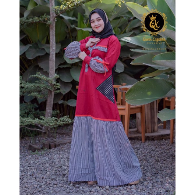 Djamila Dress 02/ gamis katun/gamis/gamis murah/katun/murah/terbaru/kekinian/anjanisabila/fizzi/tsur