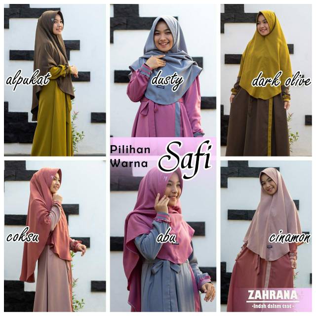 Gamis set safi by zahrana
