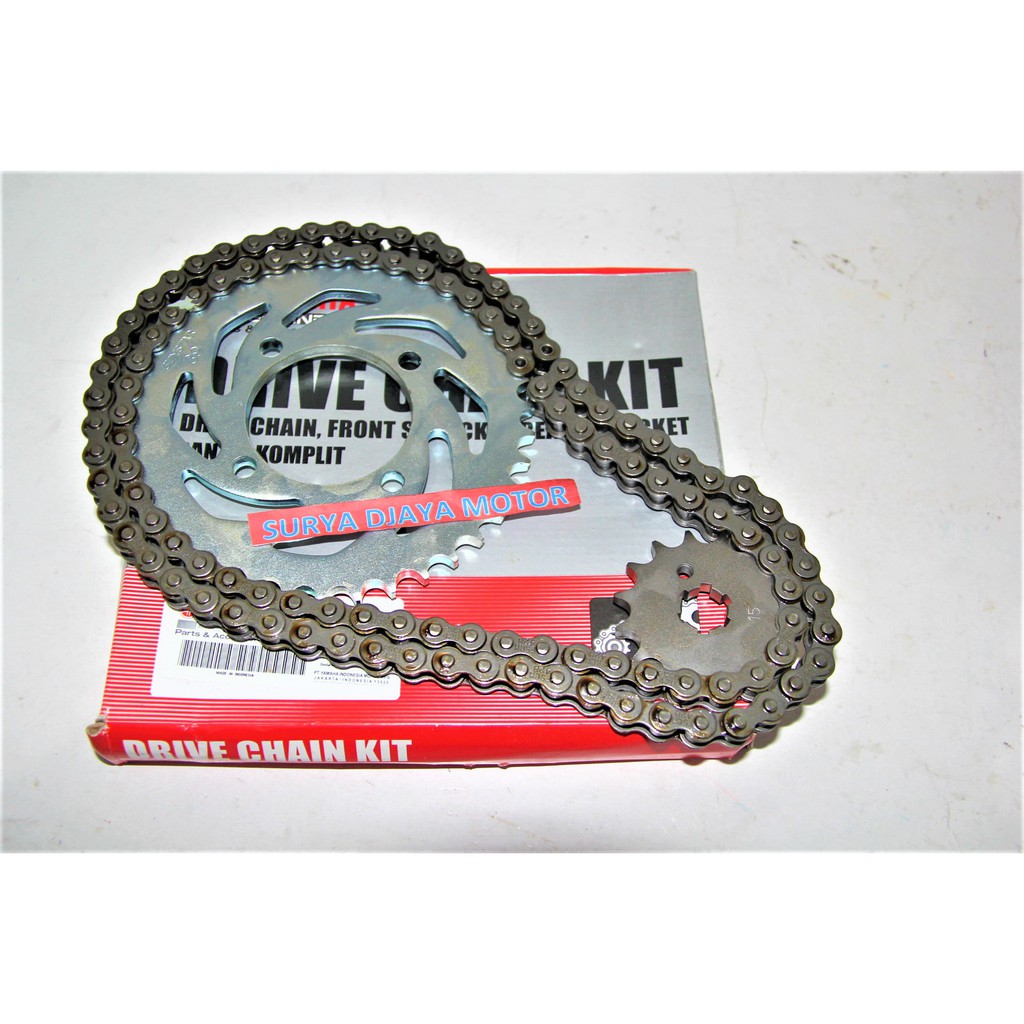 GEAR SET GAERSET GIRSET JUPITER MX NEW MXNEW NON KOPLING JUPITER MX NEW CEWE TROMOL ORIGINAL YAMAHA