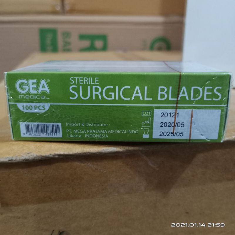 Bisturi Gea No 10 Surgical Blade No 10