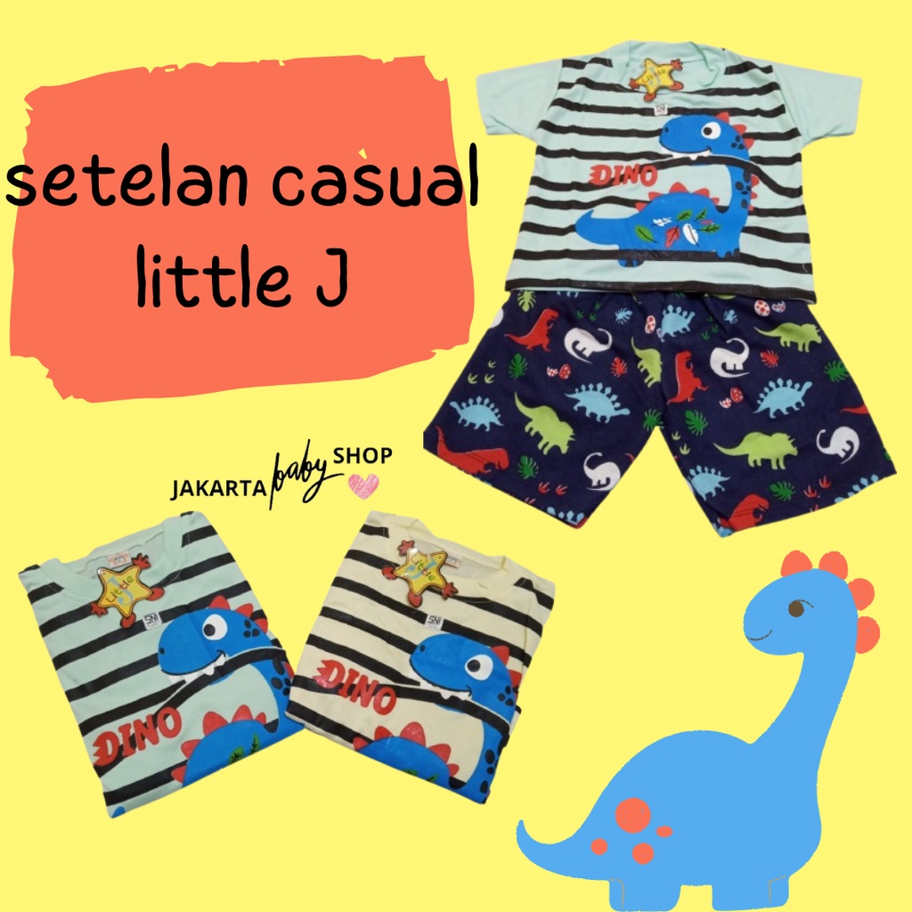 SETELAN ANAK COWOK CASUAL 2-3 TAHUN LITTLE J 640501