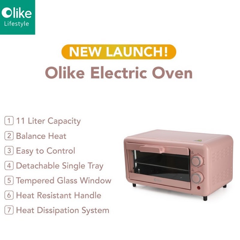 Olike DKX-D11B1 Electric Oven Pink