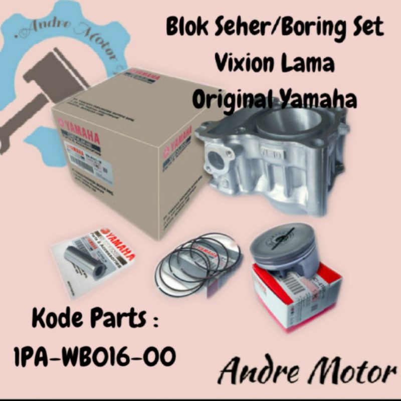 Boring/Blok Seher Set Vixion New/Old Original Yamaha 1PA-WB016-00