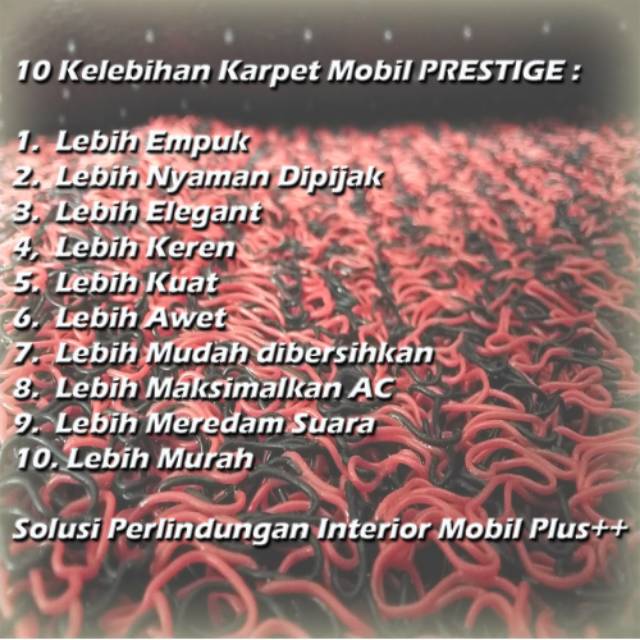 KARPET MOBIL MIE GRAND LIVINA LAMA FULL BAGASI AKSESORIS MOBIL INTERIOR MOBIL KARPET MOBIL PREMIUM QUALITY