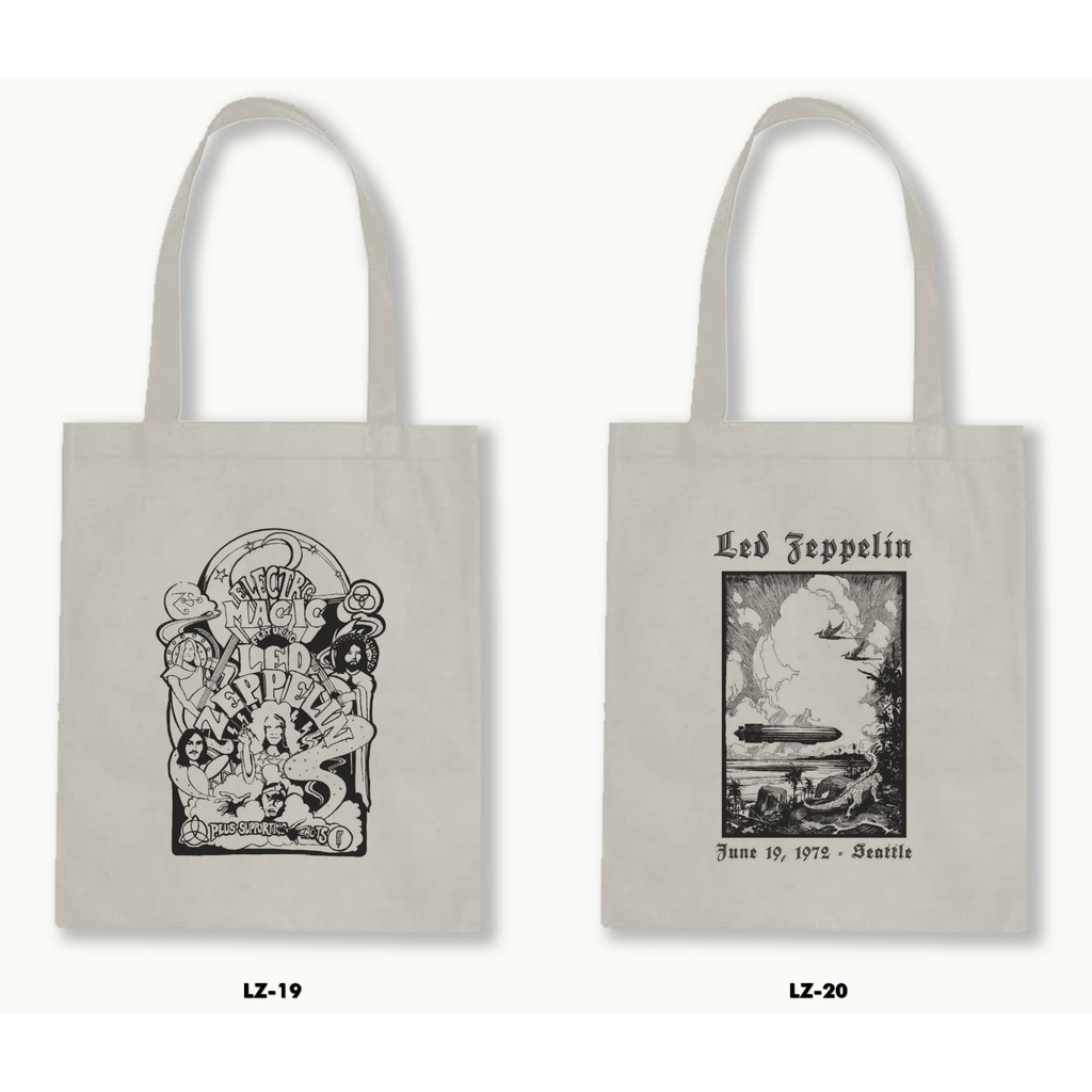 TOTE BAG BLACU - LED ZEPPELIN .01