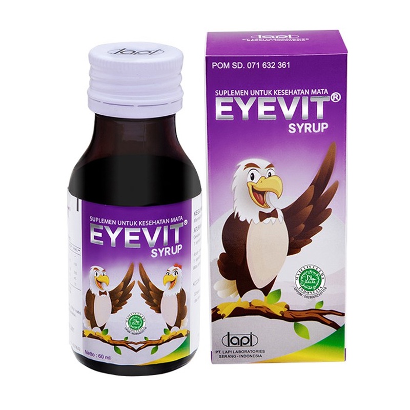 EYEVIT SYRUP 60 ML - VITAMIN MATA ANAK- ANAK