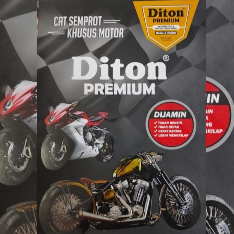 DITON PREMIUM CAT SEMPROT TAHAN BENSIN 400CC 9304 CANDY TONE BLACK