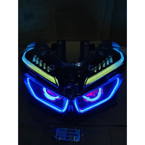 PROJIE ALIS RGB/RUNNING VARIO 150/125 NEW&amp;VARIO new SEPAKET REFLEKTOR/HEADLAMP ORIGINAL VARIO 150 NEW (BUKAN BILED)