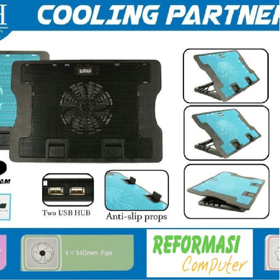 Cooling Pad MTECH CP03 ERGOSTAND (Coolpad) (Cooler Pad MTECH CP-03)