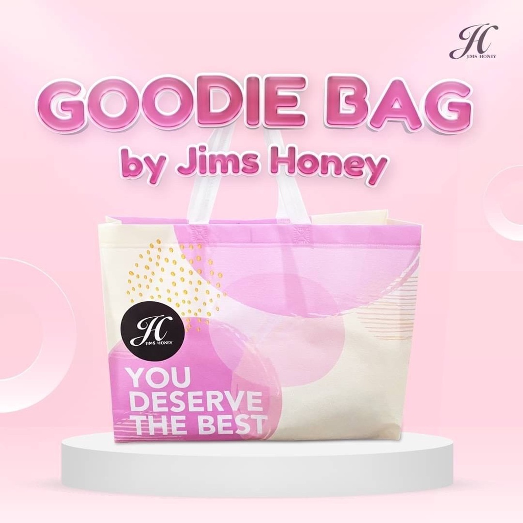 

Jims Honey - Goodie Bag Pink Besar - Tas Belanja - Shopping Bag - Paper Bag