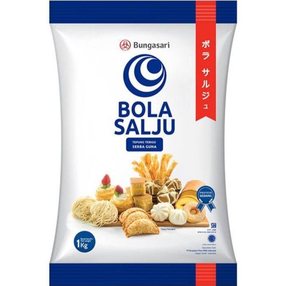 

Terigu Protein Sedang Bola Salju 1Kg