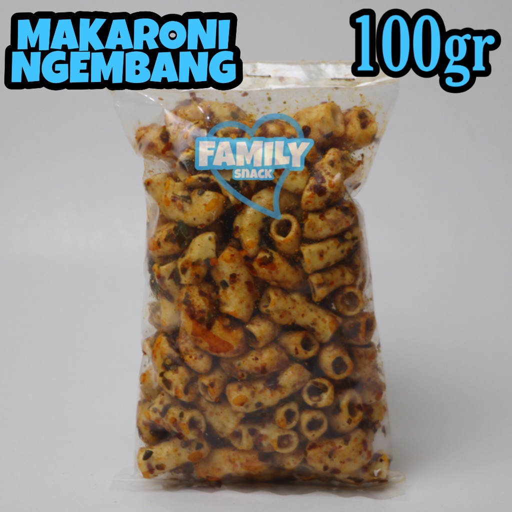 

Makaroni Ngembang Renyah 100gr+ Daun jeruk Banyak Rasa