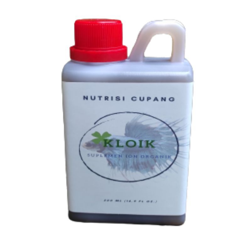 Obat Mutasi Ikan Cupang KLOIK 500ml probiotik untuk nutrisi dan penjernih air aquarium ikan cupang