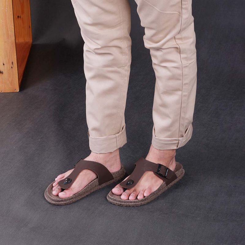 Bos - New Sandal Casual Pria Sendal Jepit Premium Original Best Lokal Produk