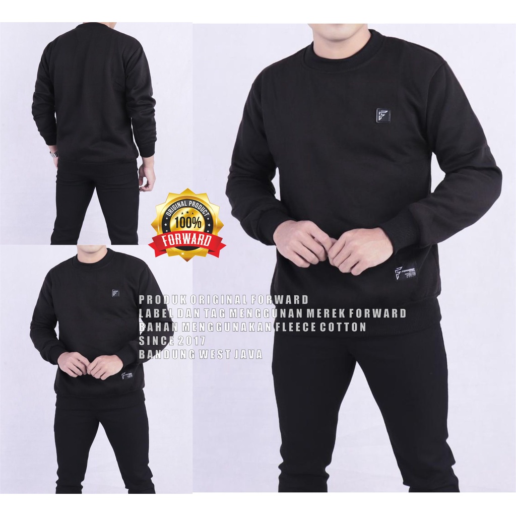 Sweater Crewneck Switer Polos Crewneck  Kualitas Distro Forward System