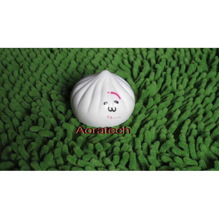 Squishy Bapao Putih Lancip 7cm / Gantungan Kunci Bapao