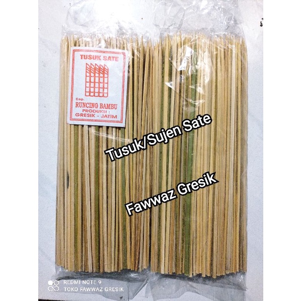 Tusuk Sate Daging | Tusuk Bambu 20cm / Tusuk Sate Bakaran Food Grade