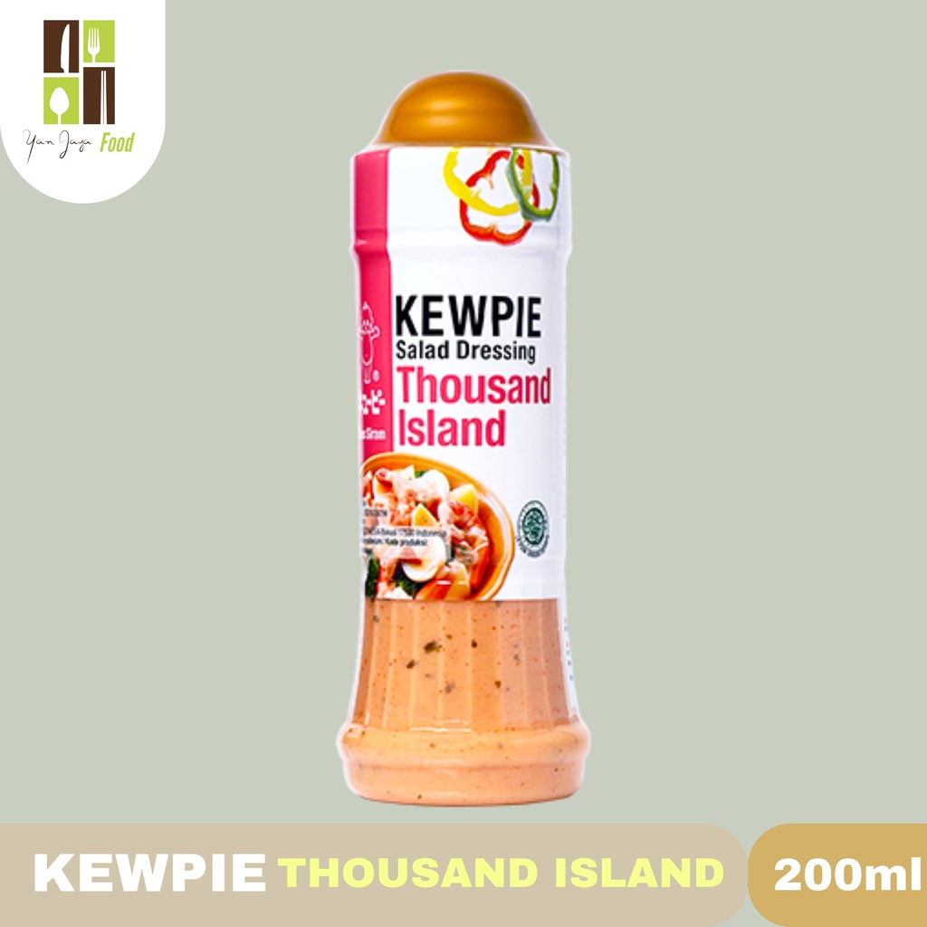 KEWPIE SAUS SIRAM WIJEN SANGRAI / TOMAT PEDAS / CAESAR / THOUSAND ISLAND / KECAP JEPANG SALAD DRESSING 200ML