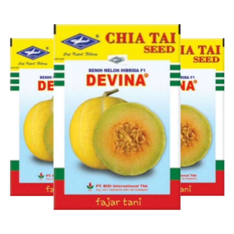 Benih melon DEVINA f1 bibit cap kapal terbang
