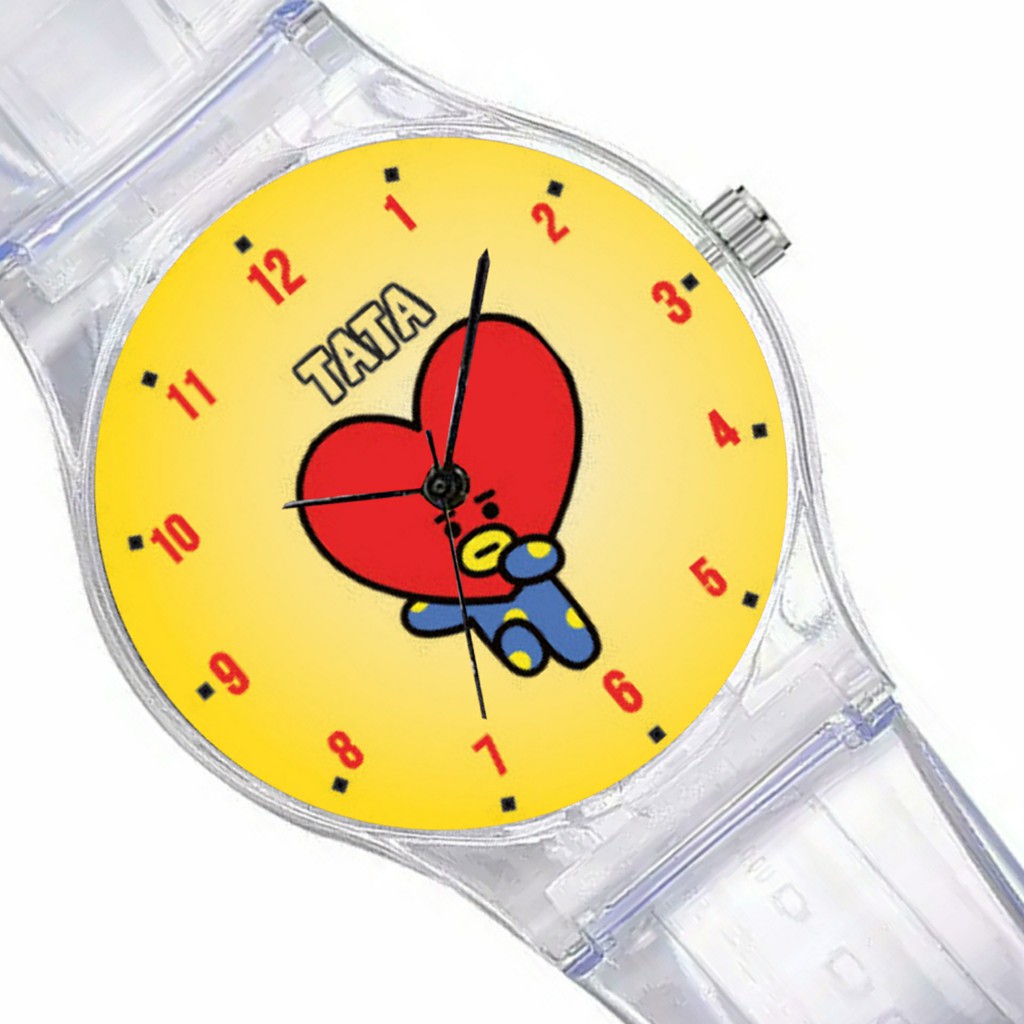 Jam Tangan BT21 Murah Anak Remaja Dewasa Kipop BTS Tata New