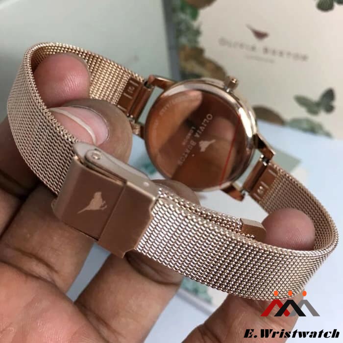 JAM OLIVIA BURTON 3D ROSEGOLD 30MM ORIGINAL JAM TANGAN WANITA ORIGINAL GARANSI