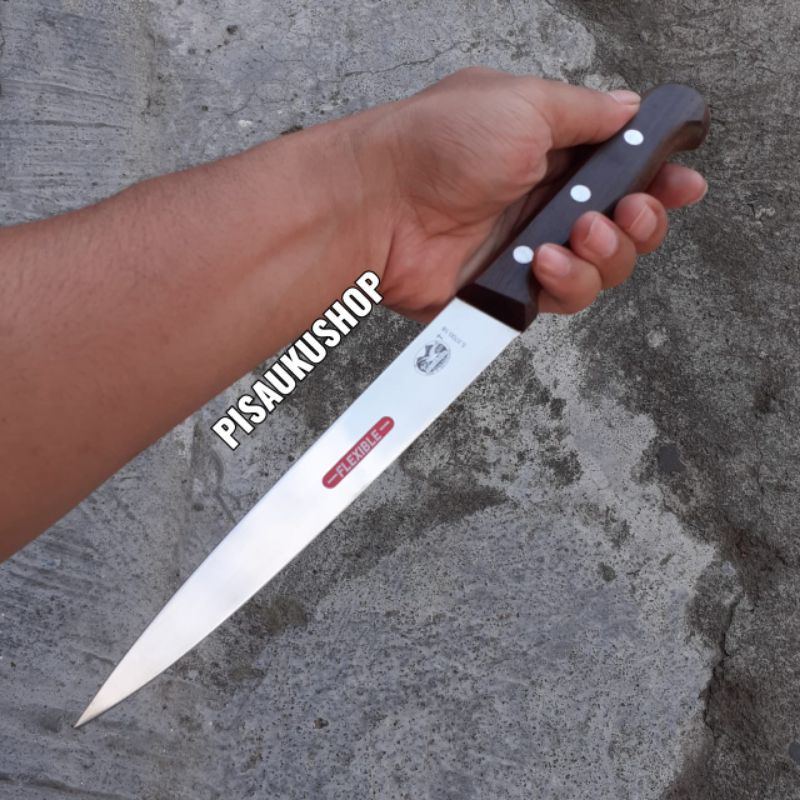 Filleting knife / Pisau filet daging flexible, pemisah daging dari tulang victorinox 18 cm cap payun