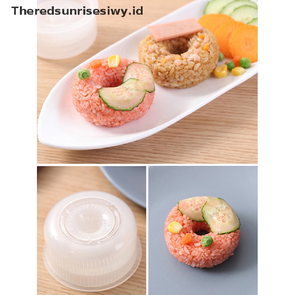 # Alat Rumah Tangga # Cetakan Pembuat Bola Nasi Donat Sushi DIY Bentuk Bulat Anti Lengket