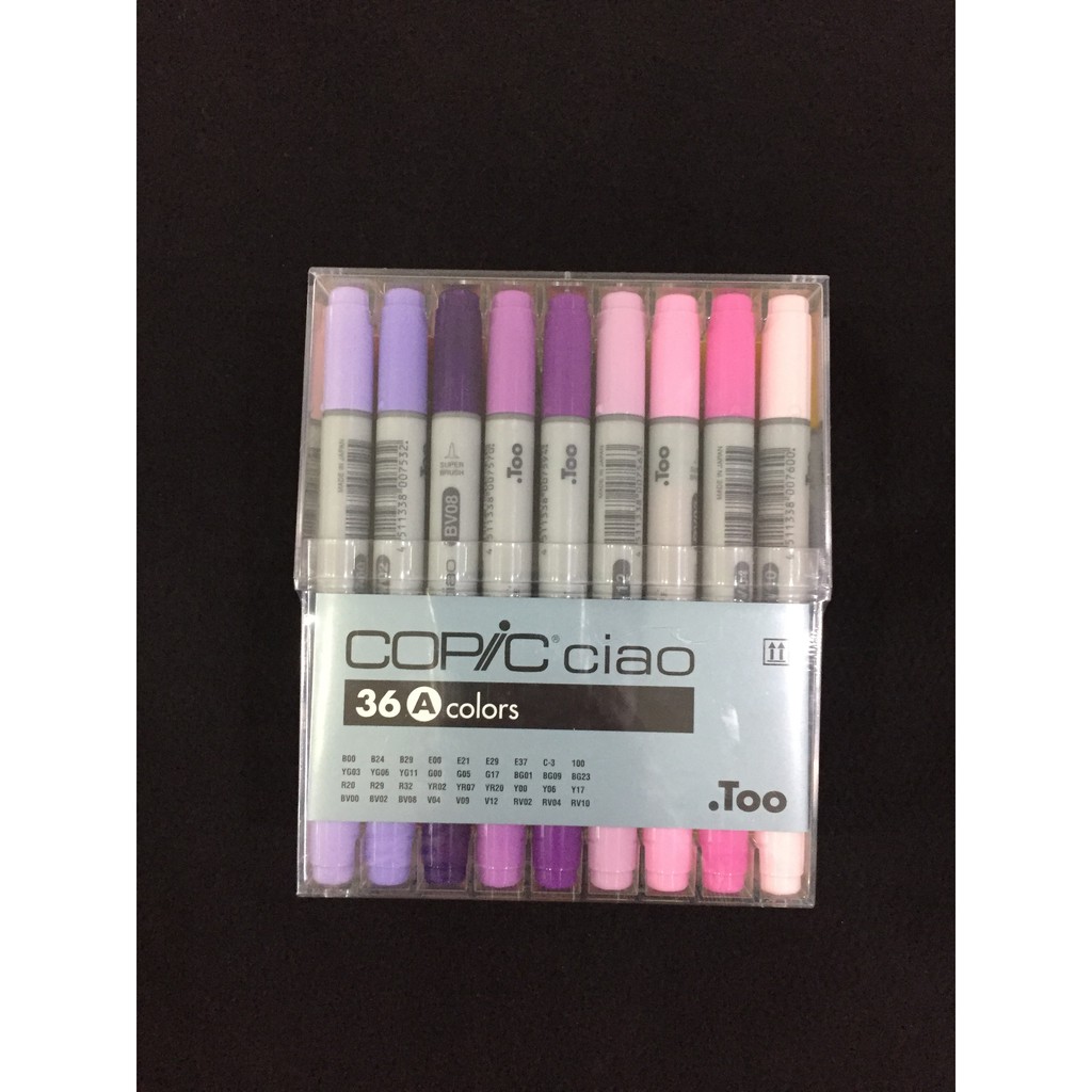 

Copic Ciao Marker 36 COLOR SET A