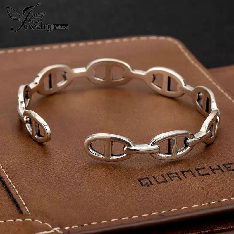 Gelang Tangan Sterling Silver 925 Model Hollow Untuk Wanita