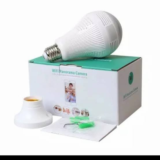 IP Camera Bohlam ICSEE Panoramic 360 bulb wireless wifi