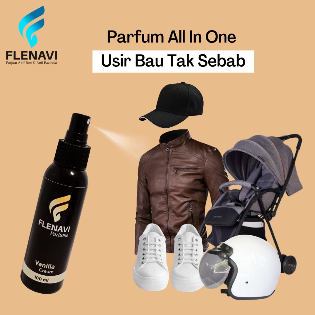 DISKON Flenavi Parfume - Farfum Sepatu Helm Tas Parfum Jok Mobil Aroma Vanilla Cream