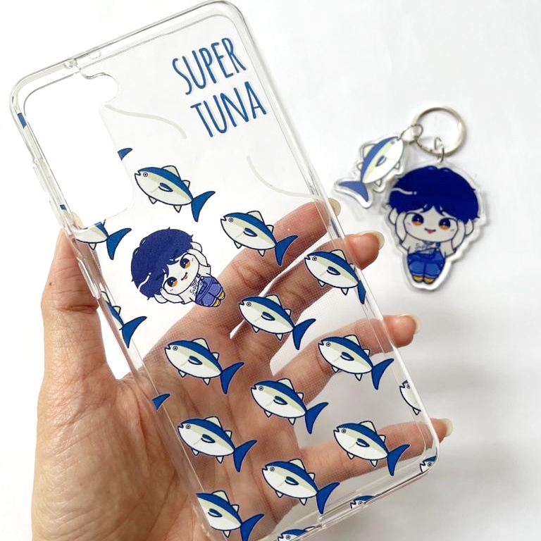 Super tuna Case Jin Seokjin Soft case Premium BTS lucu Super Tuna Casing iphone samsung oppo xiaomi mi11t vivo huawei infinix