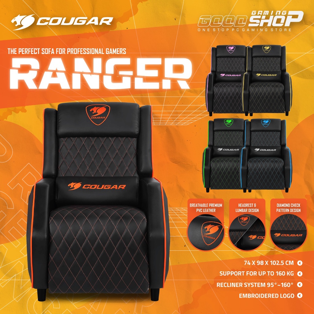 Cougar Ranger The Perfect Sofa for Professional Gamer- Gaming Sofa