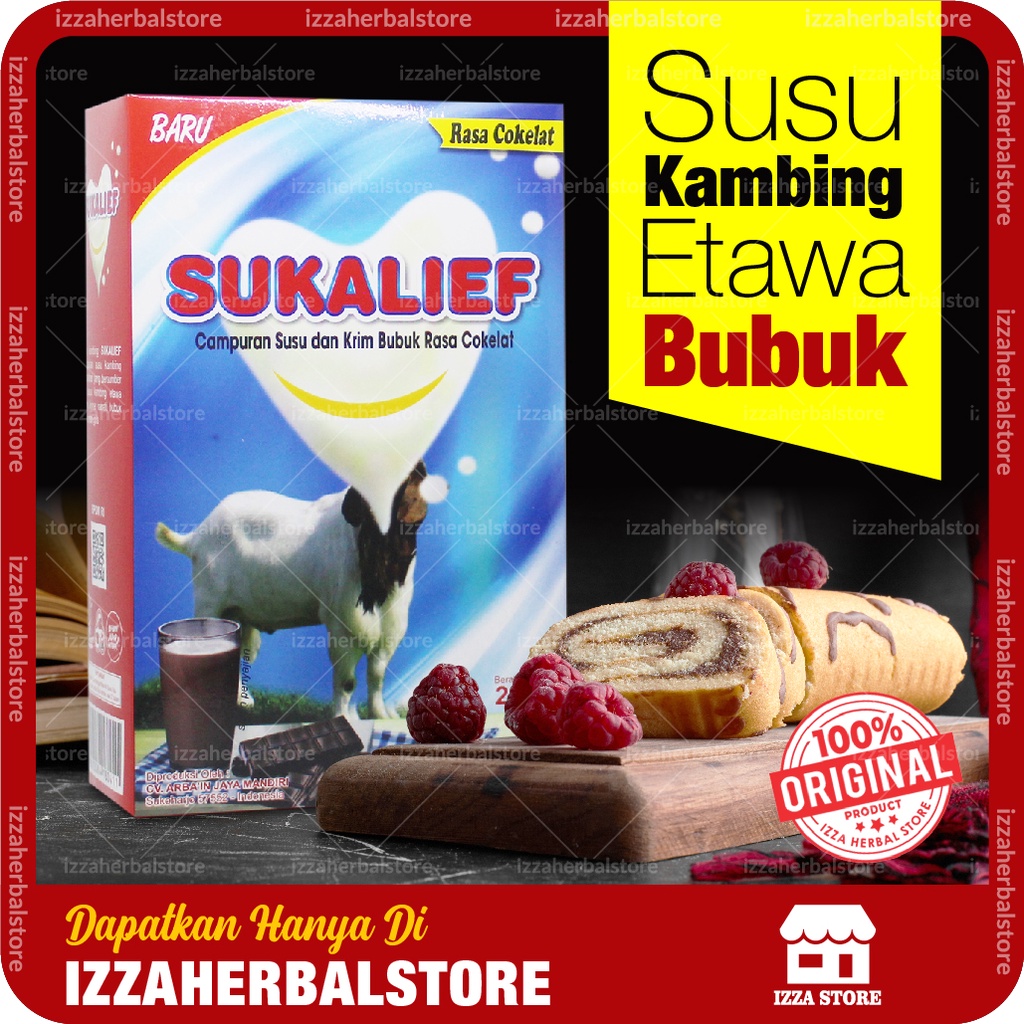 SUKALIEF Susu Kambing Etawa Bubuk Rasa Coklat Solusi Suplemen Gigi Aman Dan Terpercaya ORI