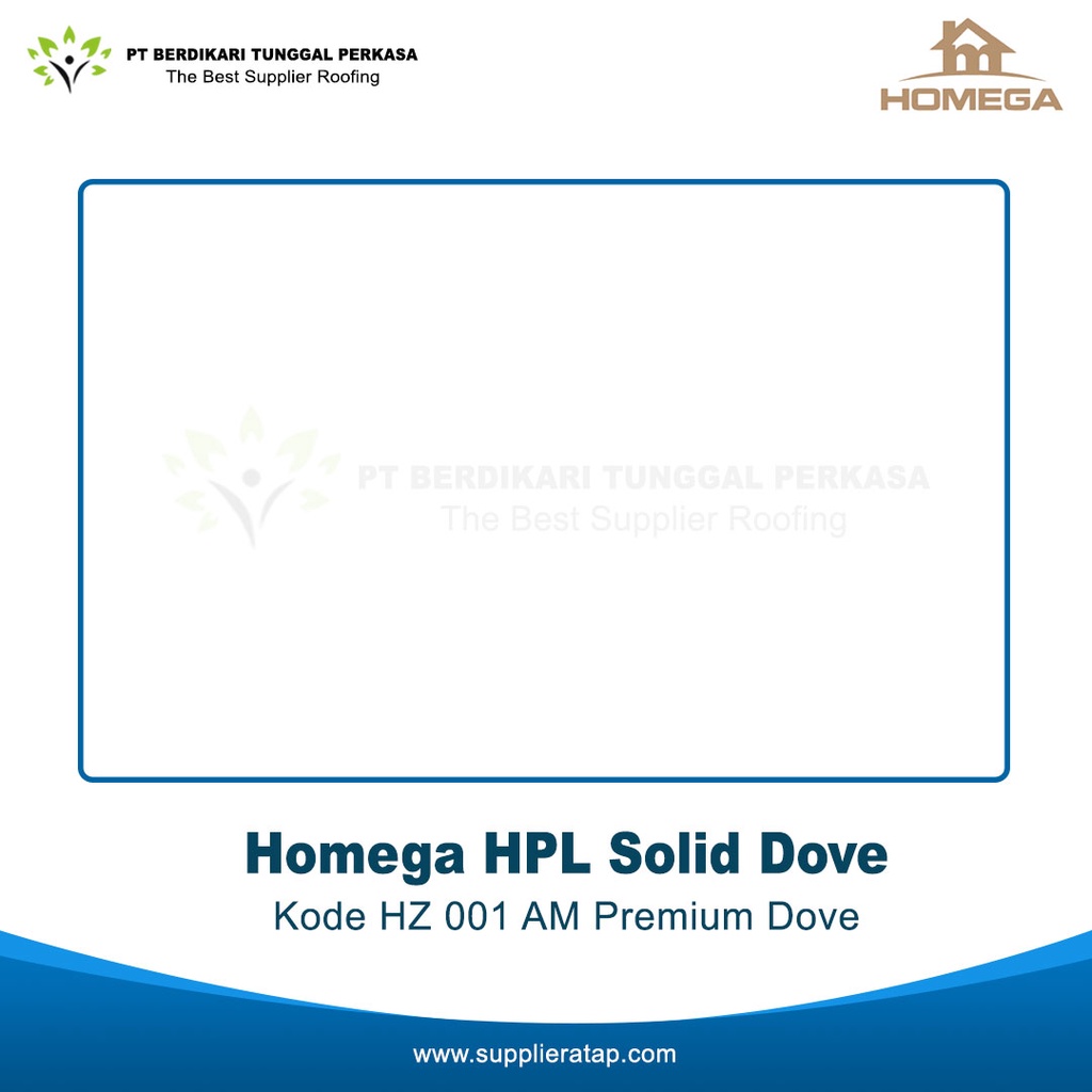 Pelapis Kayu HPL / Homega HPL Solid Dove