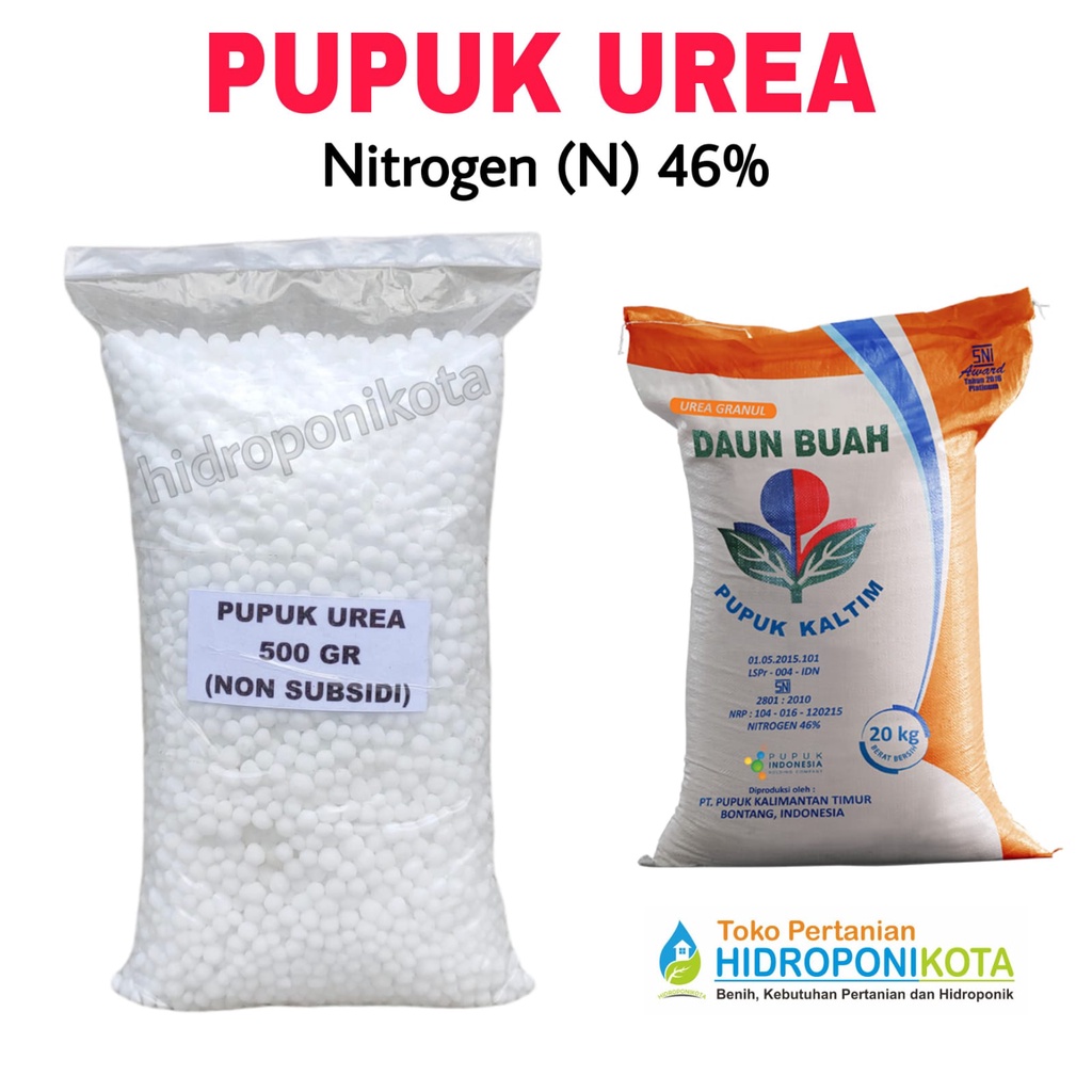 PUPUK UREA ISI 500 GRAM - N 46% (NON SUBSIDI)