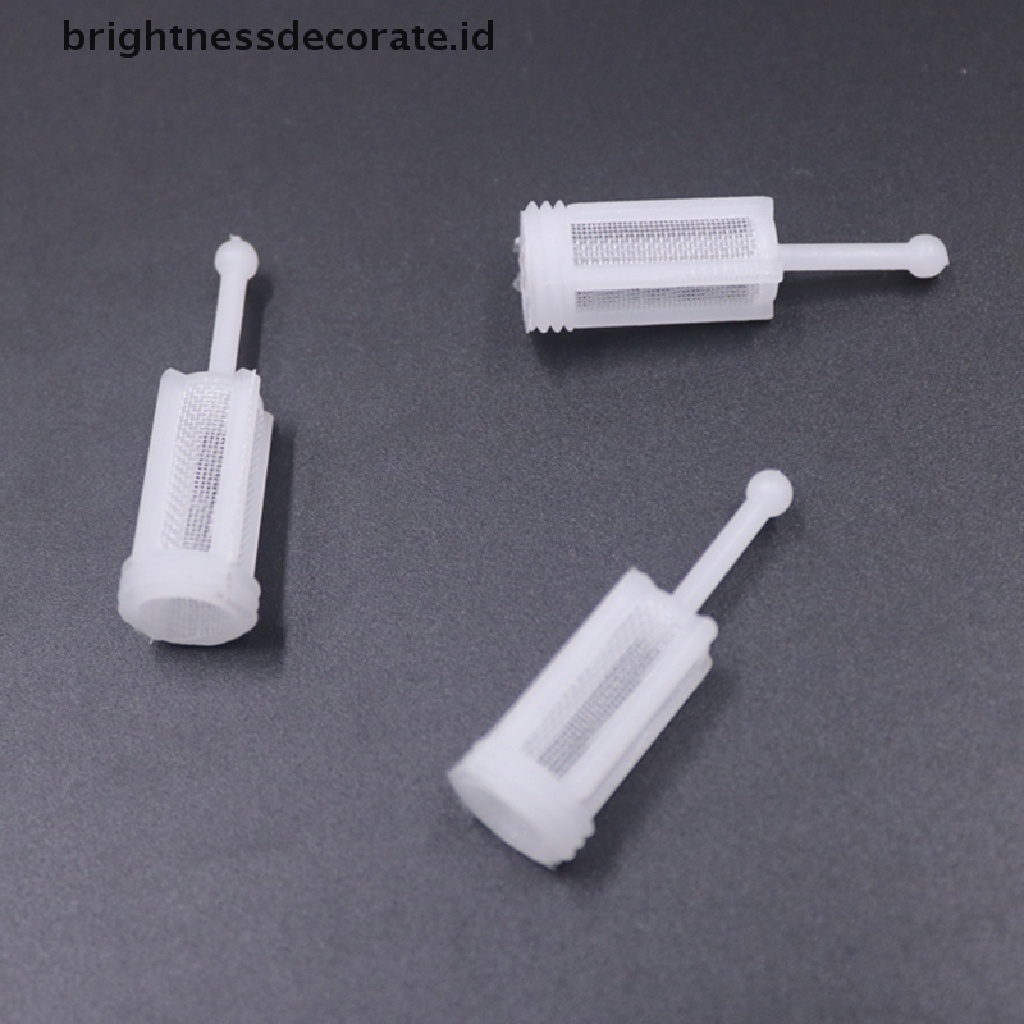 (Birth) 50pcs Filter Pistol Semprot Sekali Pakai Bahan Mesh Untuk Cat (Id)