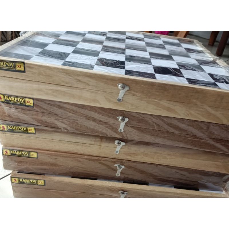 Catur Full Kayu International Karpov Jumbo XL Jumbo